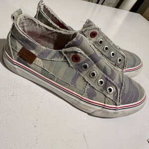 Camouflage Slip-On Sneakers